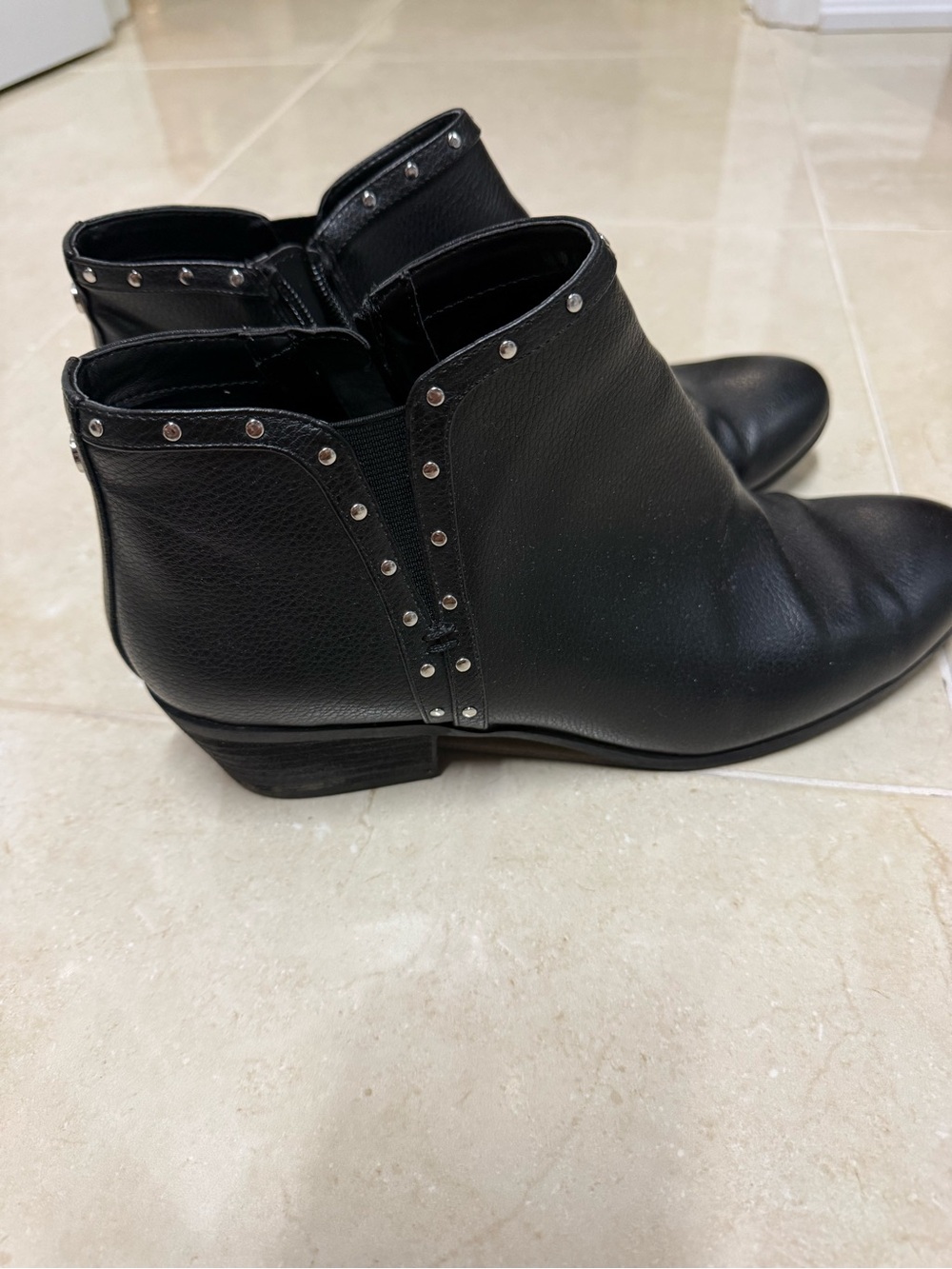 Circus by Sam Edelman Black Studded Ankle Booties size 10